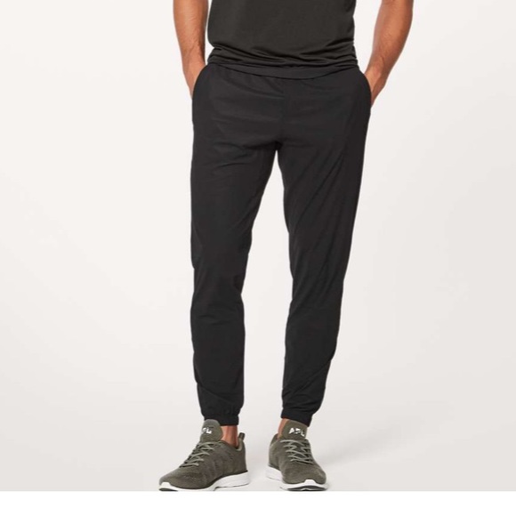 •••sold••• lululemon | men’s surge jogger 29” black with hem zippers medium - Picture 4 of 16